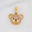 Dije Rostro Oso 2.95 g / 3/4 in Oro Amarillo 18K