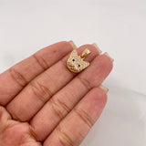 Dije Gato 1.9 g / 3/4 in Oro Amarillo 18K