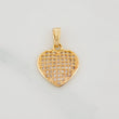 Dije Corazon 1.6 g / 3/4 in Oro Amarillo 18K