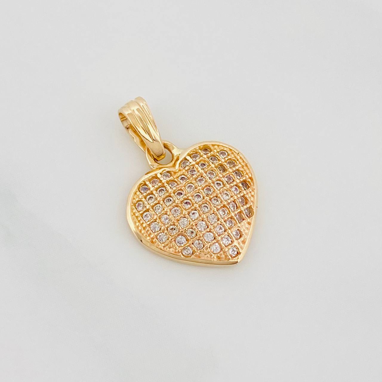 Dije Corazon 1.6 g / 3/4 in Oro Amarillo 18K
