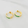 Candongas Carril 1.55 g / 1/2 in Oro Amarillo 18K