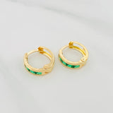 Candongas Carril 1.55 g / 1/2 in Oro Amarillo 18K