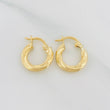 Candongas Niky 1.45 g / 1/2 in Oro Amarillo 18K