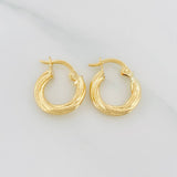 Candongas Niky 1.45 g / 1/2 in Oro Amarillo 18K