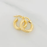 Candongas Niky 1.45 g / 1/2 in Oro Amarillo 18K