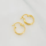 Candongas Susi 1.1 g / 1/2 in Oro Amarillo 18K