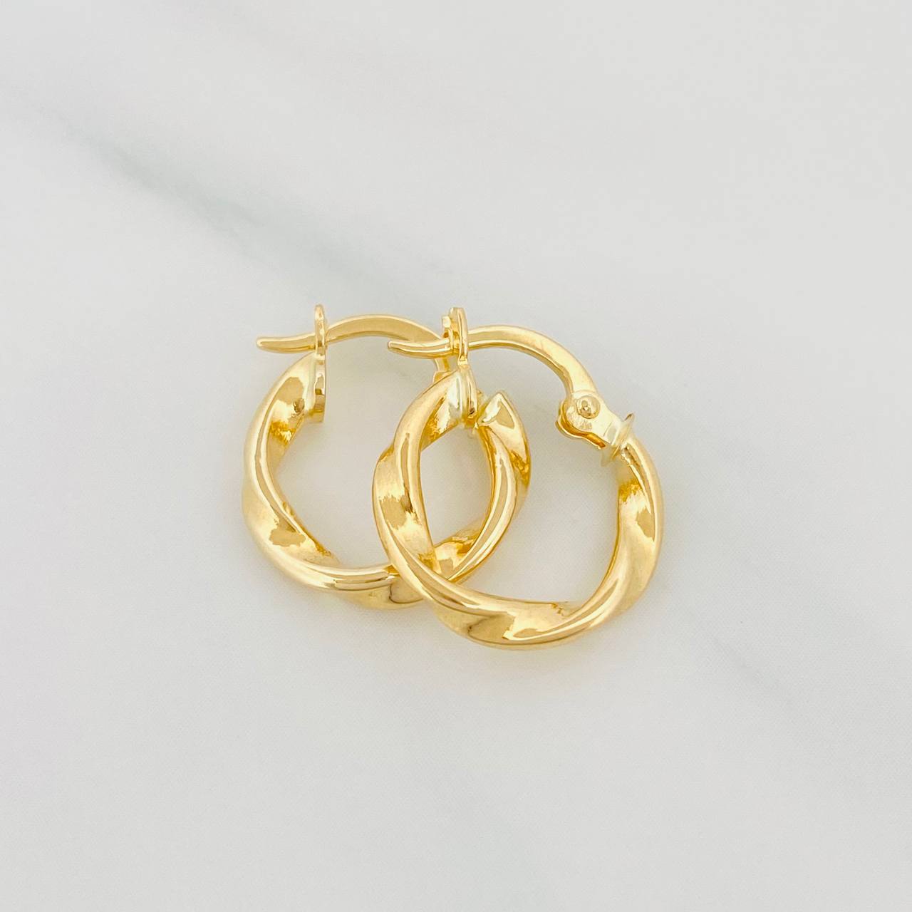 Hoop Earrings Melcocha 1.15 g / 1/2 in 18K Yellow Gold