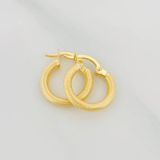 Candongas Jaz 1.15 g / 1/2 in Oro Amarillo 18K