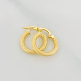 Candongas Jaz 1.15 g / 1/2 in Oro Amarillo 18K