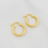Candongas Jaz 1.15 g / 1/2 in Oro Amarillo 18K