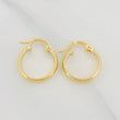 Candongas Kuki 1.3 g / 1/2 in Oro Amarillo 18K