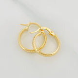 Candongas Kuki 1.3 g / 1/2 in Oro Amarillo 18K