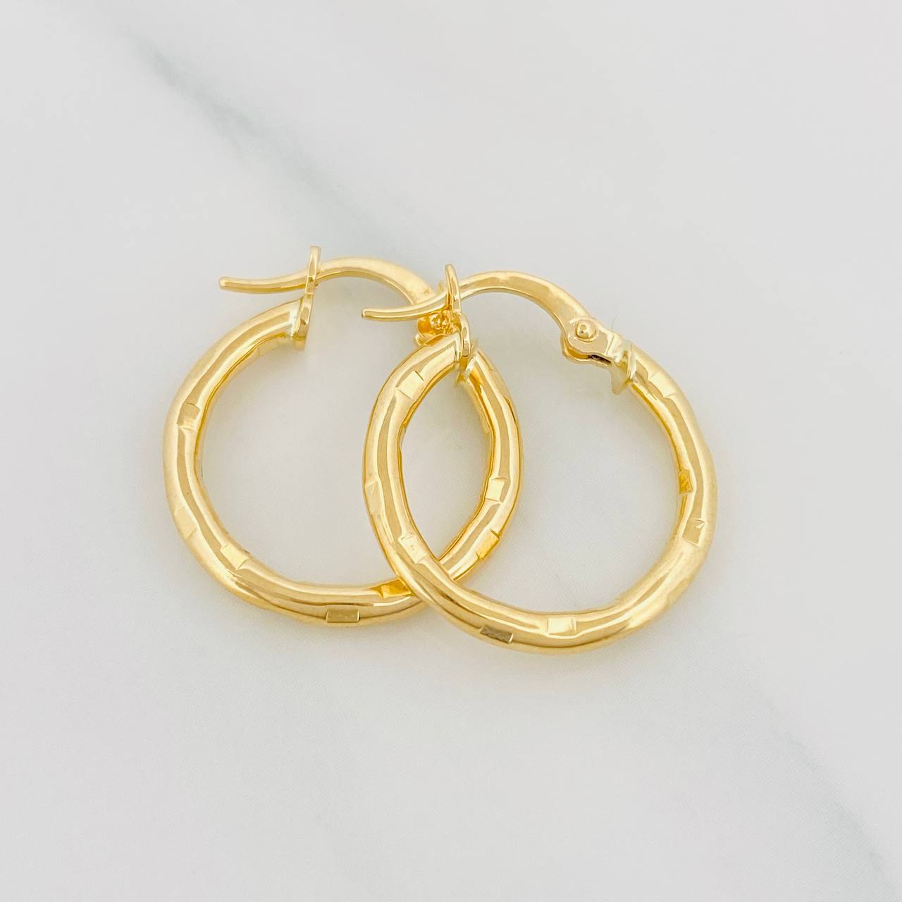 Hoop Earrings Abel 1.65 g / 1 in Yellow Gold 18K