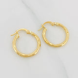 Hoop Earrings Abel 1.65 g / 1 in Yellow Gold 18K