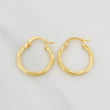 Candongas Mary 1.2 g / 3/4 in Oro Amarillo 18K
