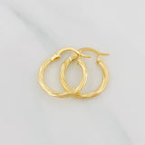 Candongas Mary 1.2 g / 3/4 in Oro Amarillo 18K