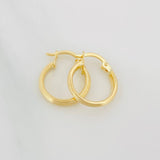 Candongas Andy 1.15 g / 1/2 in Oro Amarillo 18K