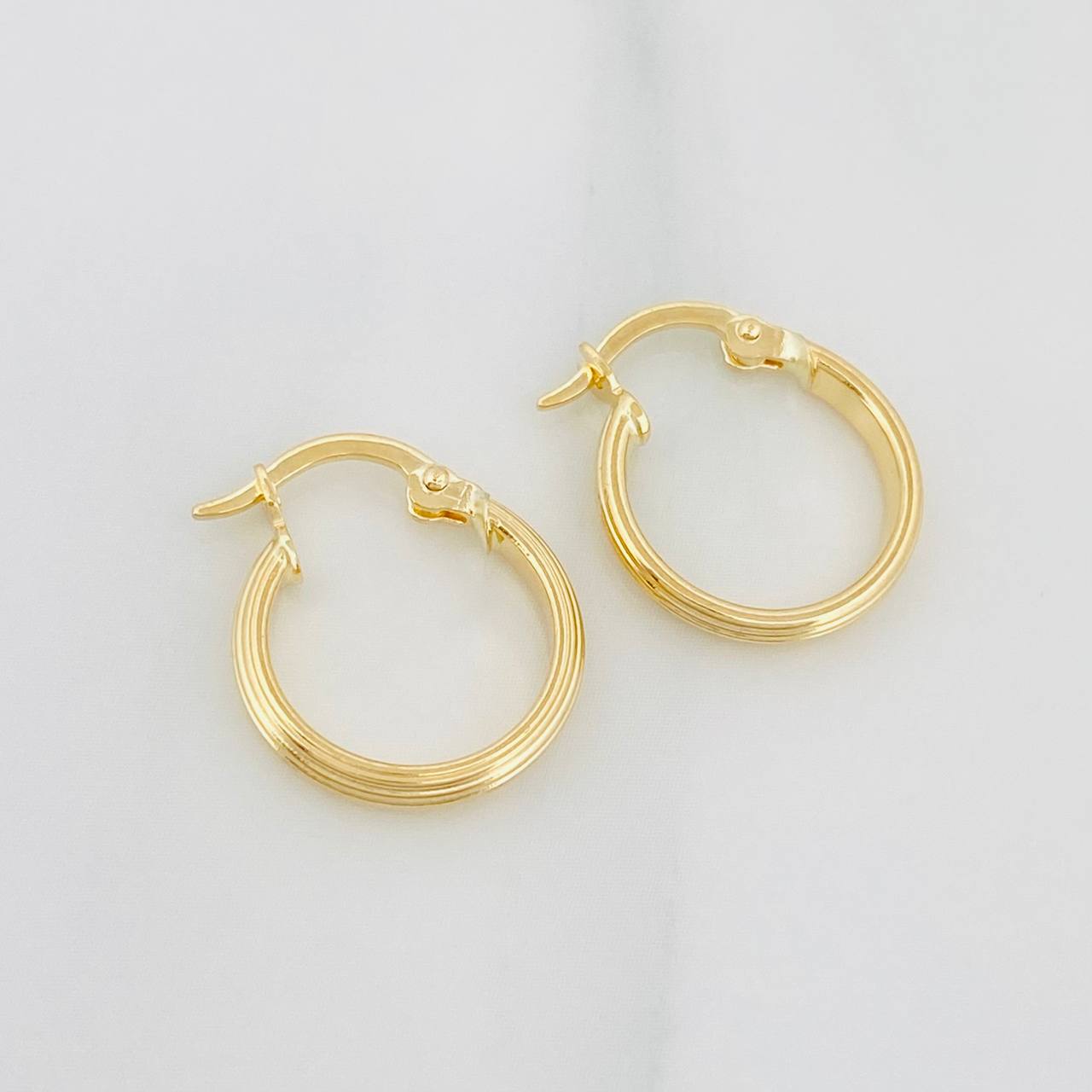 Candongas Andy 1.15 g / 1/2 in Oro Amarillo 18K