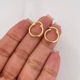 Candongas Andy 1.15 g / 1/2 in Oro Amarillo 18K