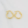 Candongas Andy 1.1 g / 1/2 in Oro Amarillo 18K