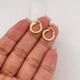 Candongas Emi 1.05 g / 1/2 in Oro Amarillo 18K