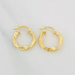 Hoop Earrings Nico 1.25 g / 3/4 in Yellow Gold 18K
