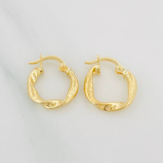 Candongas Nico 1.25 g / 3/4 in Oro Amarillo 18K