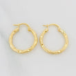 Candongas Val 1.65 g / 3/4 in Oro Amarillo 18K
