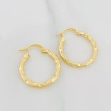 Candongas Val 1.65 g / 3/4 in Oro Amarillo 18K