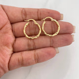 Candongas Val 1.65 g / 3/4 in Oro Amarillo 18K