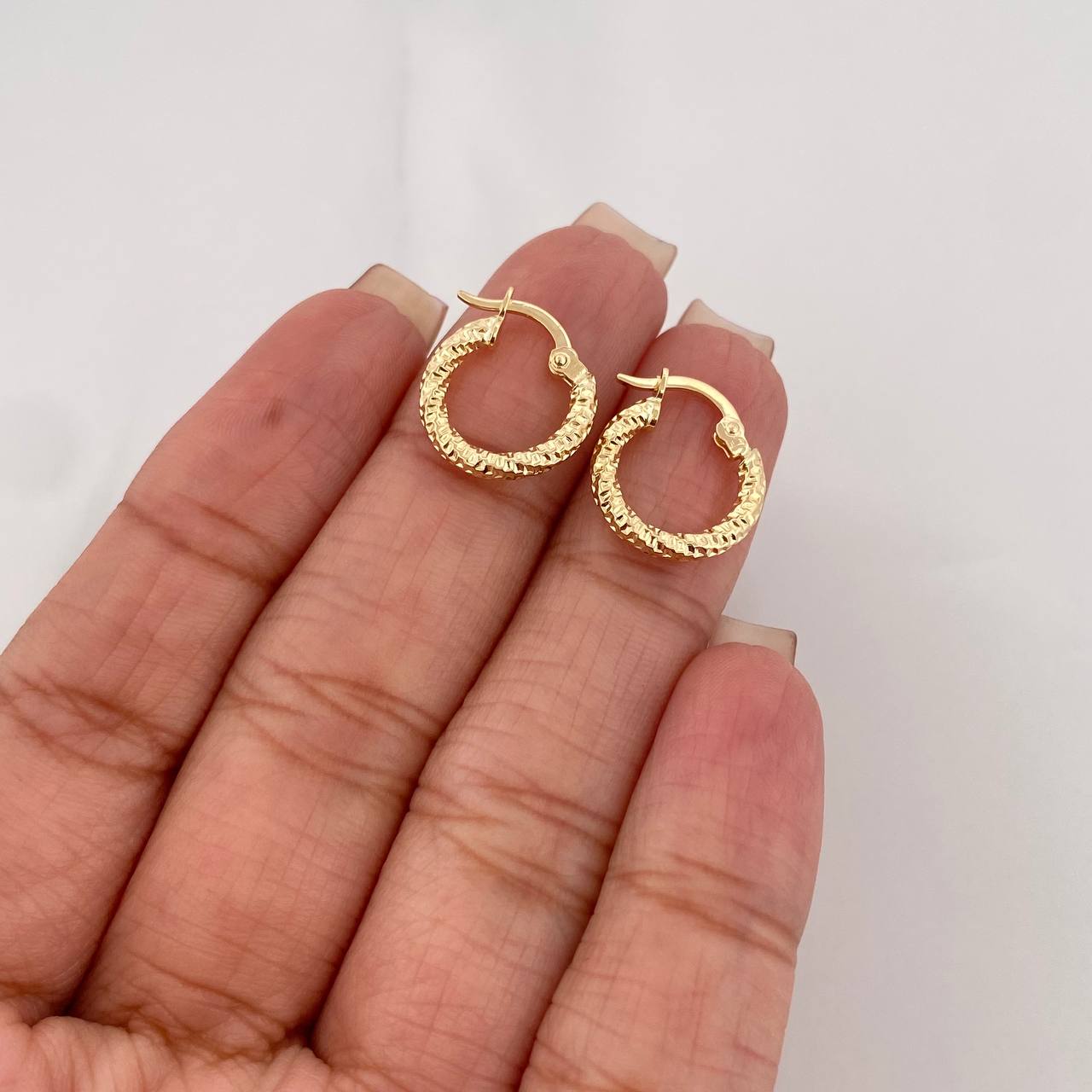 Candongas Majo 1.15 g / 1/2 in Oro Amarillo 18K