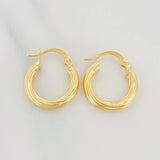Candongas Lola 1.7 g / 3/4 in Oro Amarillo 18K