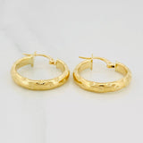 Candongas Lary 2.55 g / 3/4 in Oro Amarillo 18K