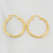 Candongas Megan 1.9 g / 3/4 in Oro Amarillo 18K