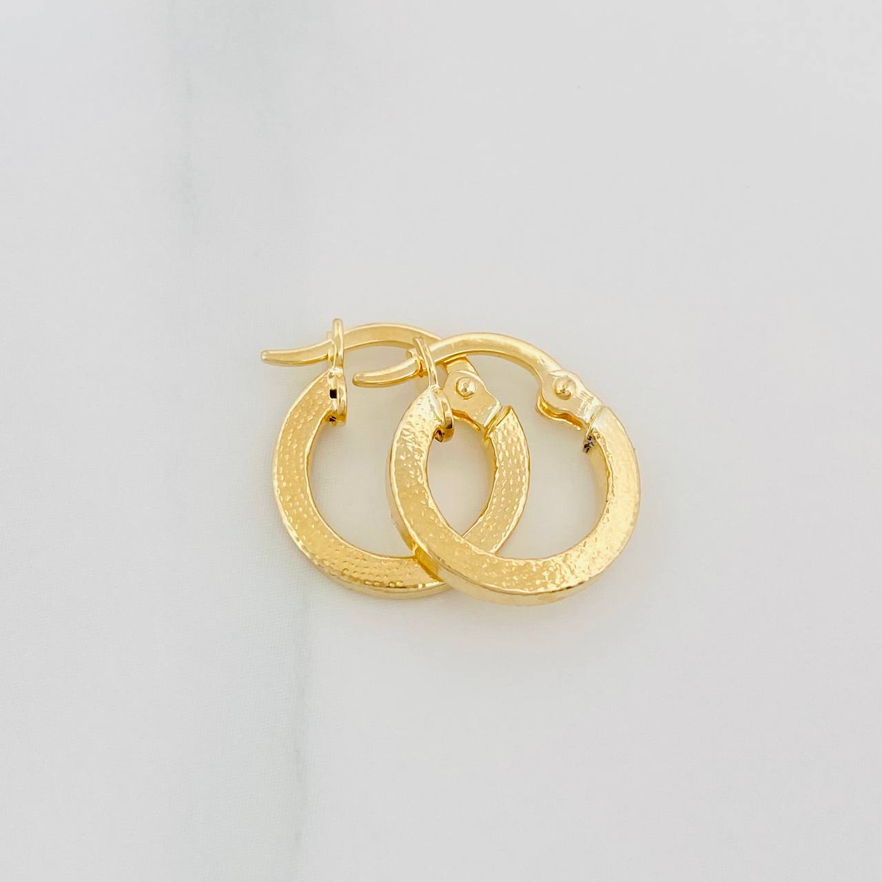Hoop Earrings Vick 1 g / 1/2 in Yellow Gold 18K