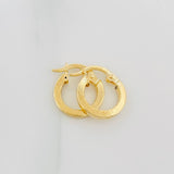 Hoop Earrings Vick 1 g / 1/2 in Yellow Gold 18K