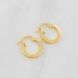 Hoop Earrings Vick 1 g / 1/2 in Yellow Gold 18K