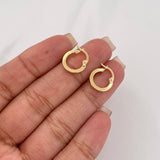Hoop Earrings Vick 1 g / 1/2 in Yellow Gold 18K