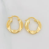 Candongas Triana 1.55 g / 1/2 in Oro Amarillo 18K
