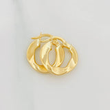 Candongas Triana 1.55 g / 1/2 in Oro Amarillo 18K