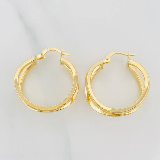Candongas Juani 3.3 g / 3 cm Oro Amarillo 18K