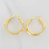 Candongas Juani 3.3 g / 1 1/4 in Oro Amarillo 18K