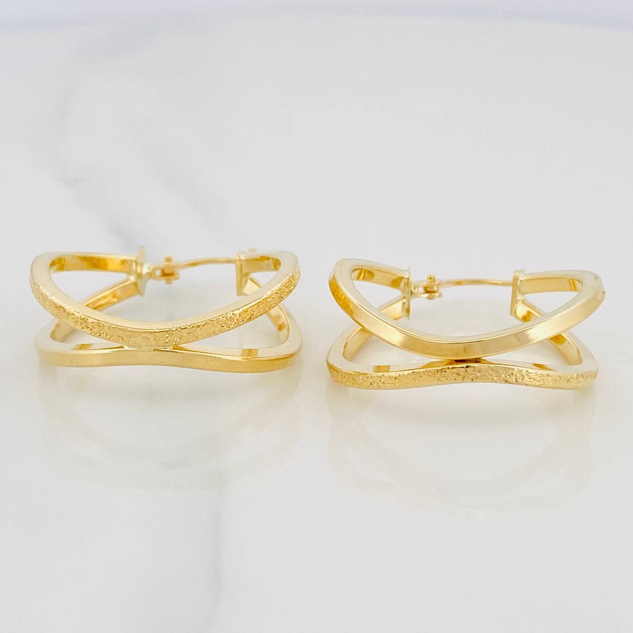 Candongas Juani 3.3 g / 1 1/4 in Oro Amarillo 18K
