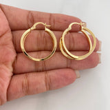 Candongas Juani 3.3 g / 1 1/4 in Oro Amarillo 18K