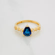 Halo Drop Ring 1.7 g / T3 3/4 Yellow Gold 18K