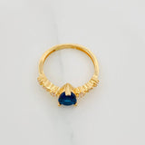 Halo Drop Ring 1.7 g / T3 3/4 Yellow Gold 18K