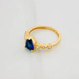 Halo Drop Ring 1.7 g / T3 3/4 Yellow Gold 18K