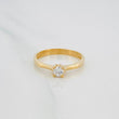Anillo Solitario 2.05 g / T5 1/2 Oro Amarillo 18K