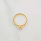 Anillo Solitario 2.05 g / T5 1/2 Oro Amarillo 18K