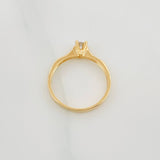 Anillo Solitario 2.05 g / T5 1/2 Oro Amarillo 18K